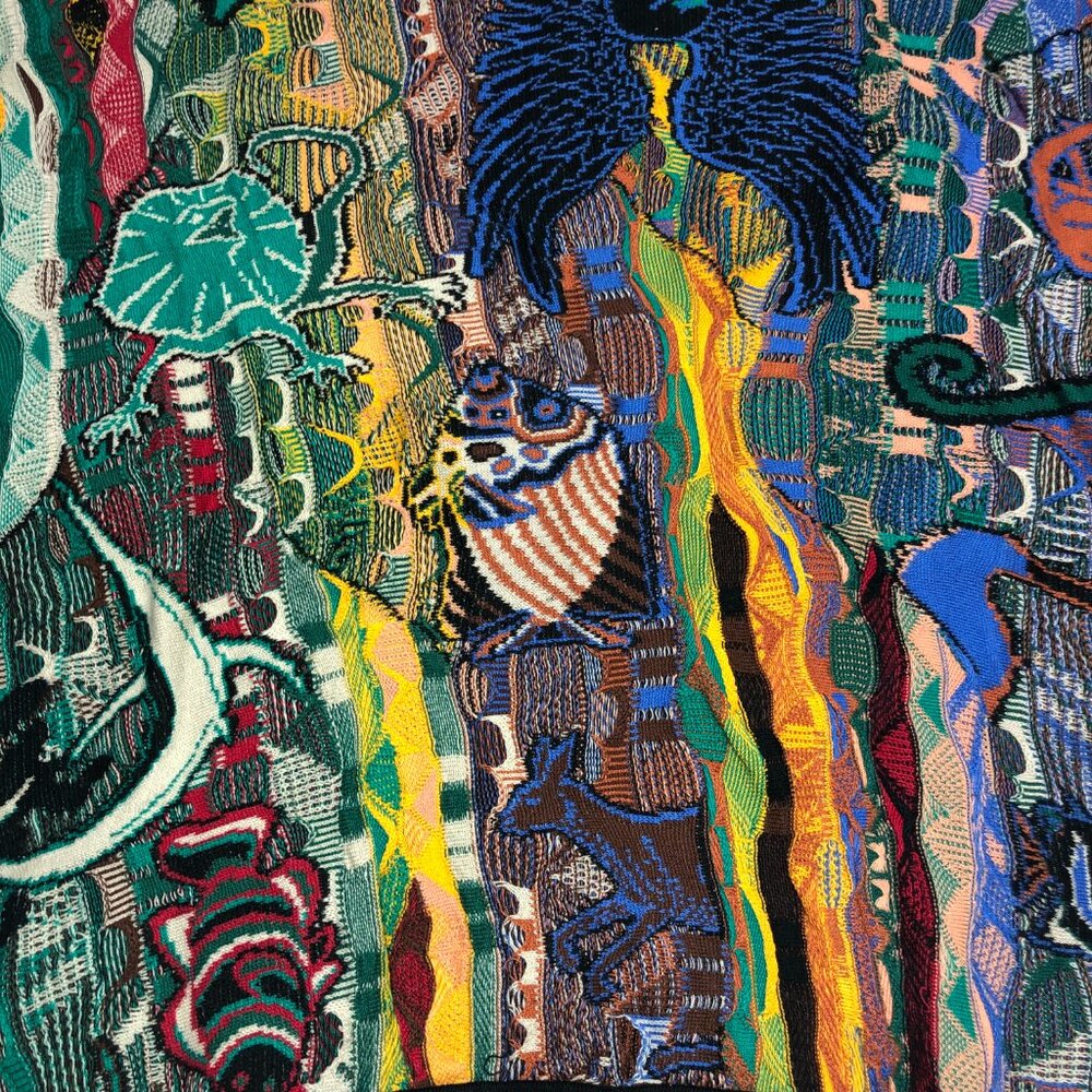 coogi cardigan rare animal patterns - Picture 8 of 9